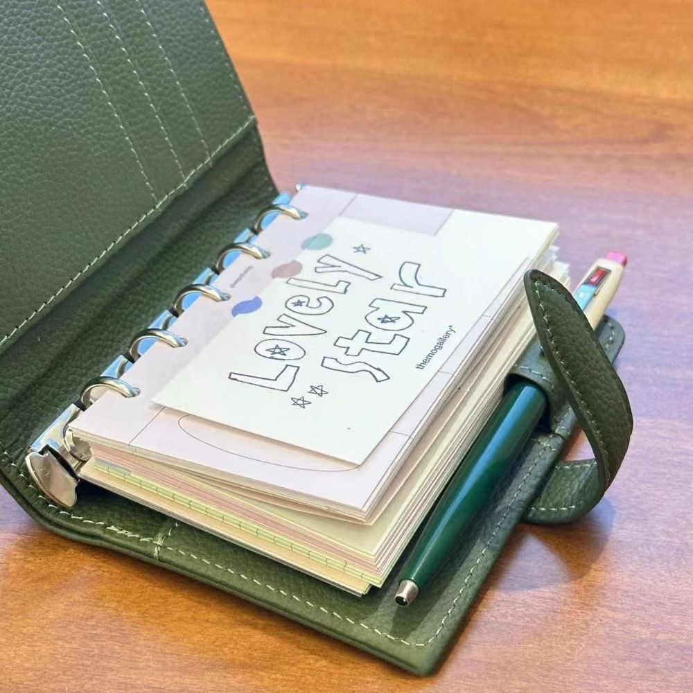 New M5 Green Leather Notebooks - Vintage Leather Journal Notebook recension och pris