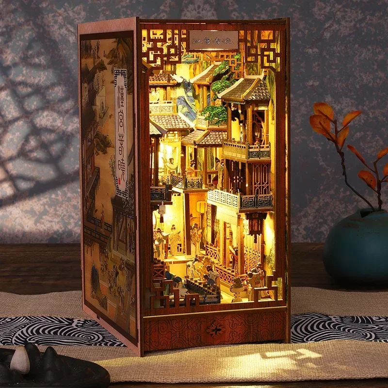 Diy Wooden Book Nook Shelf Ins - Diy Wooden Book Nook Kit Shelf Insert recension och pris