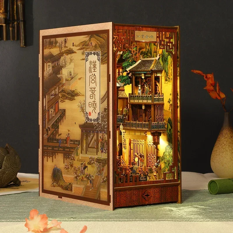 Diy Wooden Book Nook Shelf Ins - Diy Wooden Book Nook Kit Shelf Insert recension och pris