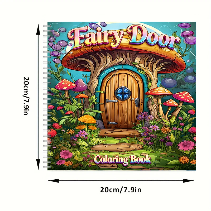 Coloring Book Fairy Door for A - Adult Coloring Book Stress Relief recension och pris