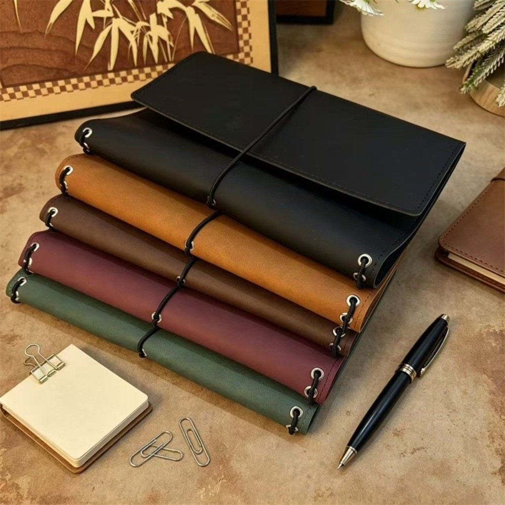 A5 Notebook Organizer Loose Le - Vintage Leather Journal Notebook recension och pris