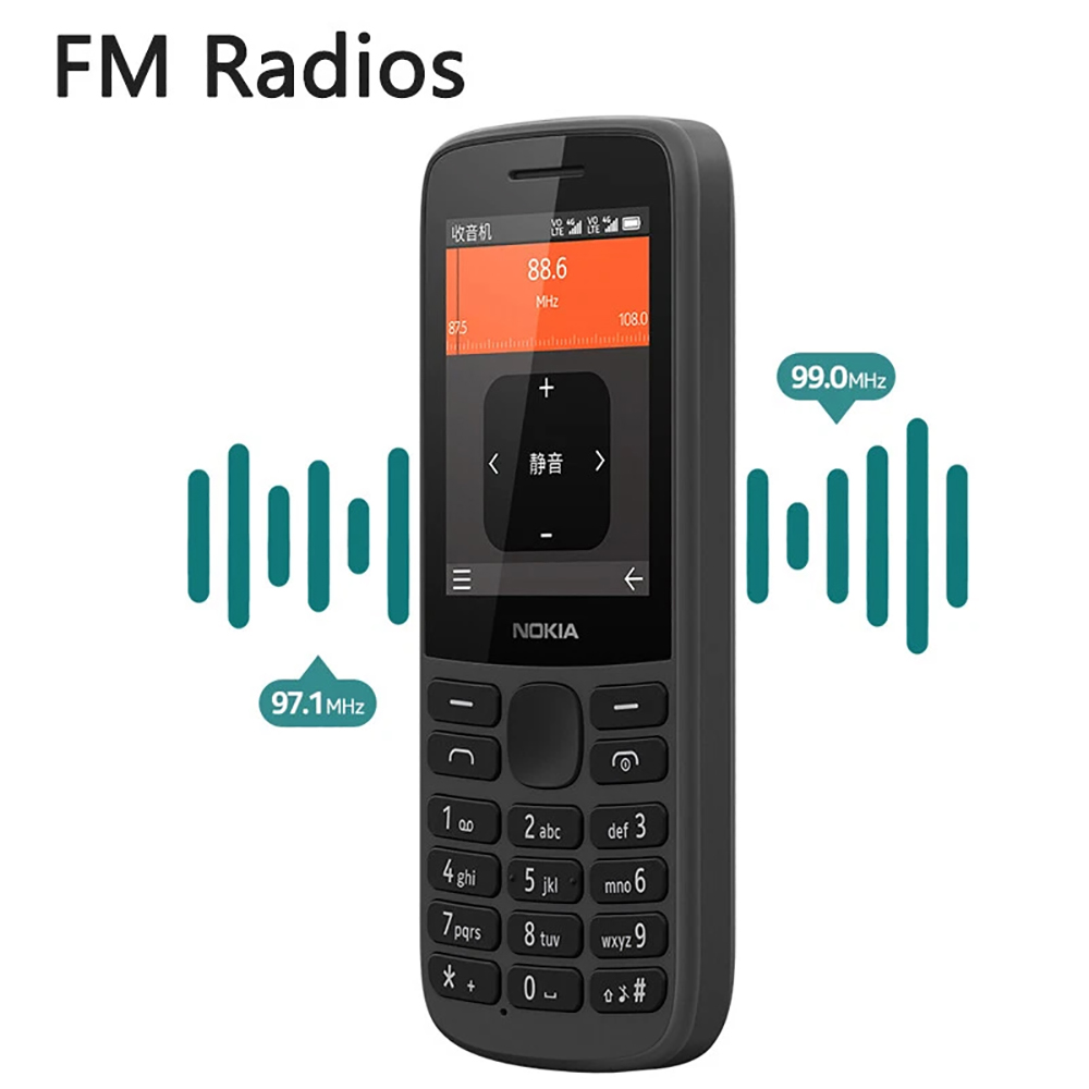 Nokia 215 2020 4G Backup Phone - Music recension och pris