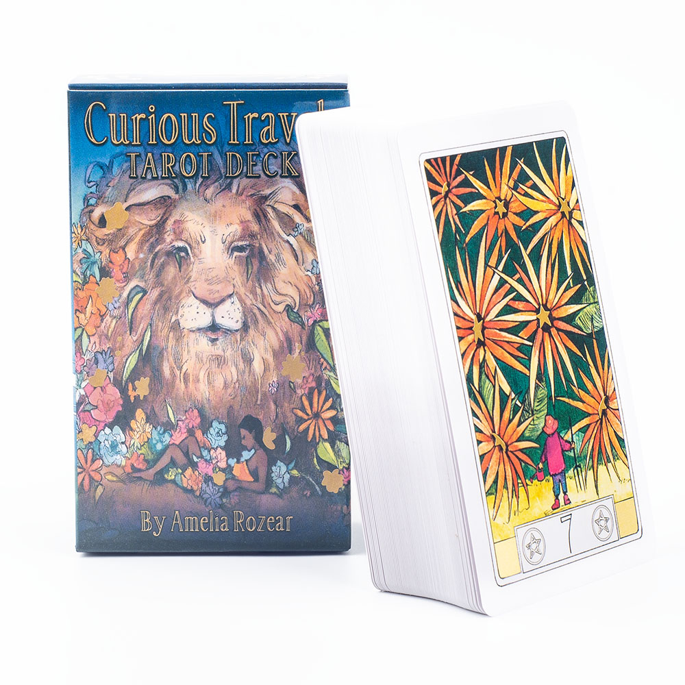 Curious Travels Tarot 10.3*6cm - Tarot Deck With Guidebook recension och pris