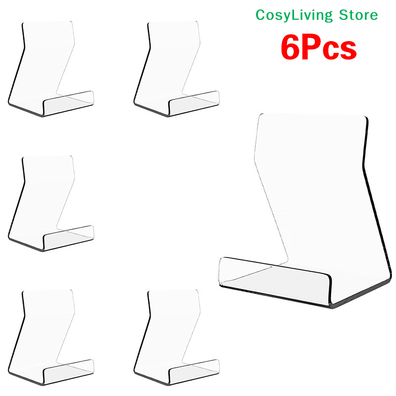 1/2/6Pcs Transparent Desktop A - Clear Acrylic Book Stand Holder recension och pris