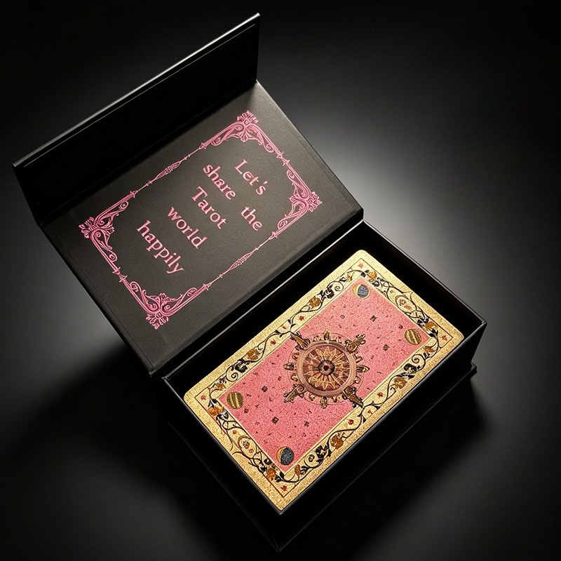 Pink & Rose Gold Classic Tarot - Tarot Deck With Guidebook recension och pris